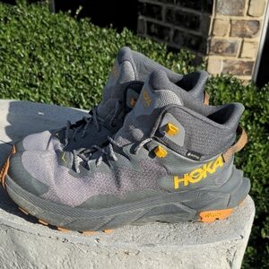 Hoka Men's Shoes - Gray and Orange 12D